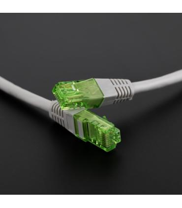 Nanocable Cable de Red Latiguillo RJ45 CAT.6 UTP AWG26 CCA, Gris, 30 cm