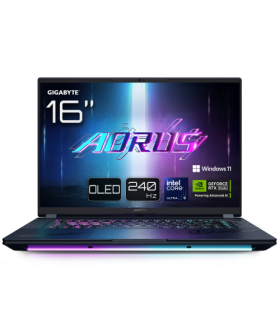 GIGABYTE AORUS MASTER 16 BYH Portátil Gaming - 16,0“, 240Hz OLED, Intel Core 275HX, NVIDIA RTX 5080 GPU, 32GB DDR5 5600MHz, 1 x.