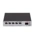 H3C LS-1600V2-6P-HPWR-GL switch Gestionado L2 Gigabit Ethernet (10/100/1000) Energía sobre Ethernet (PoE) Gris, Negro