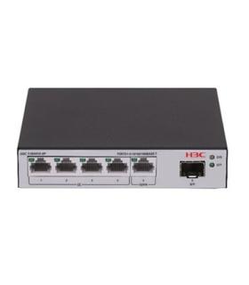 H3C LS-1600V2-6P-GL switch Gestionado L2 Gigabit Ethernet (10/100/1000) Negro, Gris