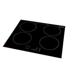 Muvip Cocina de Induccion Doble 7200W - 9 Niveles de Potencia - Apta para Encastrar o Sobremesa - Temporizador