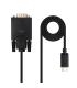 Nanocable Cable Conversor USB-C a VGA - USB-C/M-Hdb15/M - 1.8m - Color Negro