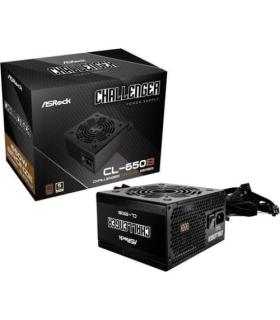 FUENTE ALIMENTACION ASROCK CL-650B,PSU,650W,80 PLUS BRONZE,120MM,ACTIVE PFC,PCI-E (6+2 pin)x4,SATA (5 pin)x4