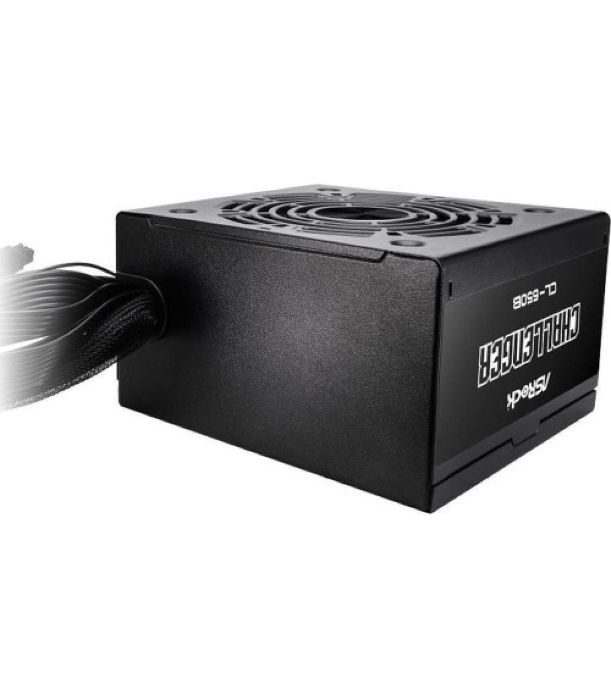 FUENTE ALIMENTACION ASROCK CL-650B,PSU,650W,80 PLUS BRONZE,120MM,ACTIVE PFC,PCI-E (6+2 pin)x4,SATA (5 pin)x4