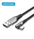 Vention CQABD Cable USB 2.0 Tipo-C 270º - Niquelado - Color Gris