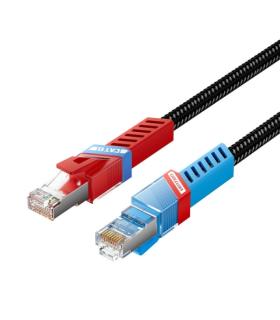 Vention Cable de Red SFTP RJ45 Cat.8 - 0.5m - Gaming - Color Negro
