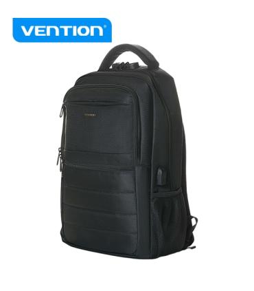 Vention Mochila TechPro SecurePack - Compatible con Portatiles hasta 17"- Puerto USB - Cremallera con Contraseña - Impermeable..