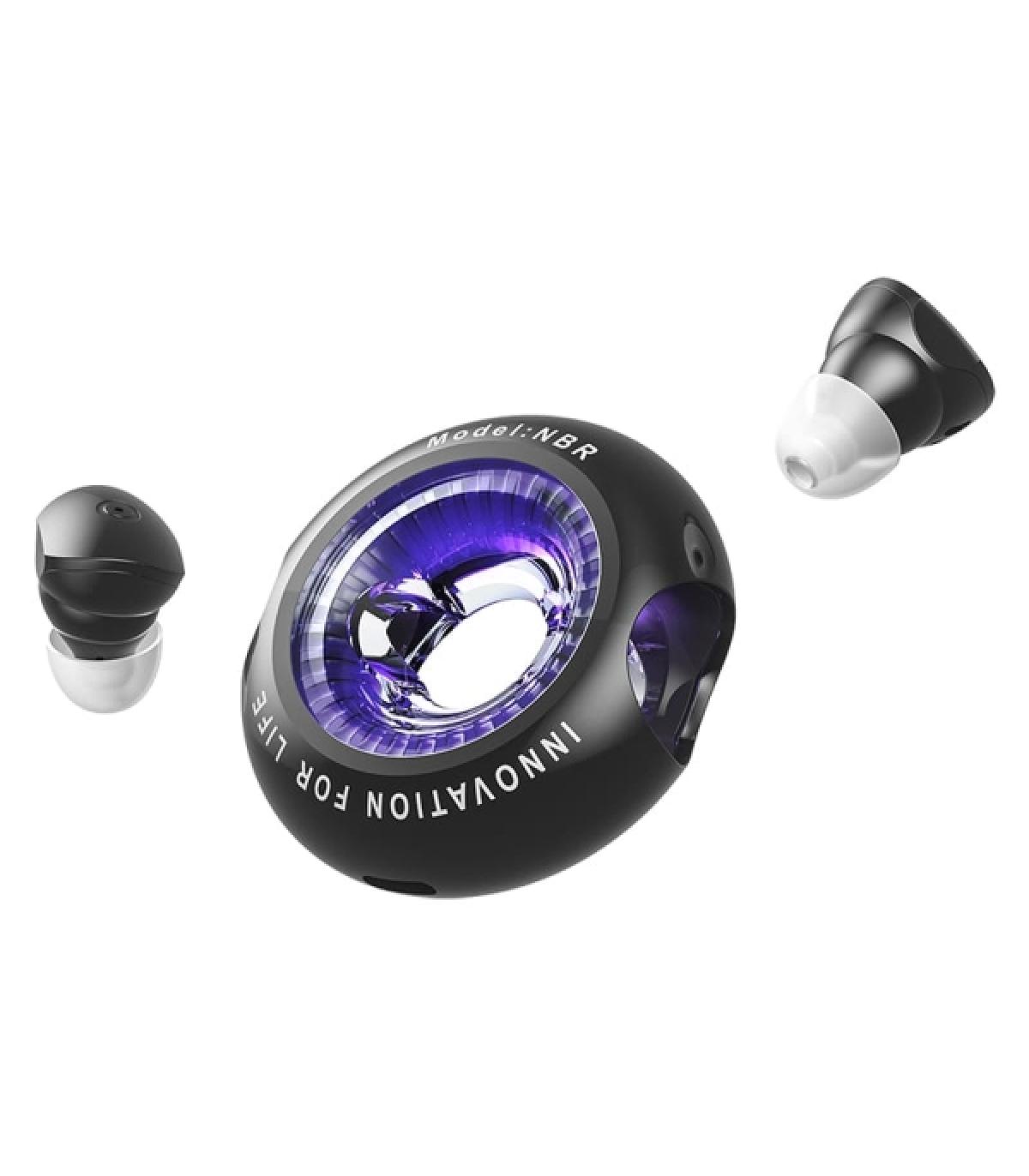 Vention Tiny T17 Auriculares Bluetooth 5.3 con Estuche de Carga - True Wireless - 6h Autonomia - LED - Color Negro