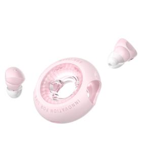 Vention Tiny T17 Auriculares Bluetooth 5.3 con Estuche de Carga - True Wireless - 6h Autonomia - LED - Color Rosa