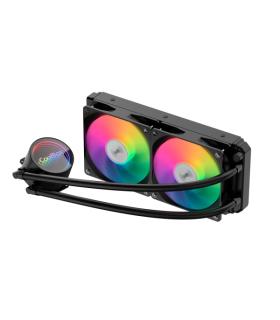 Coolbox Infinite Liquid240 Kit de Refrigeracion Liquida - ARGB - TDP 250W - Compatibilidad Universal - Color Negro