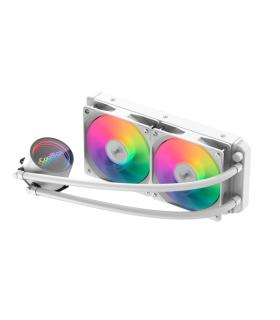 Coolbox Infinite Liquid240 Kit de Refrigeracion Liquida - ARGB - TDP 250W - Compatibilidad Universal - Color Blanco