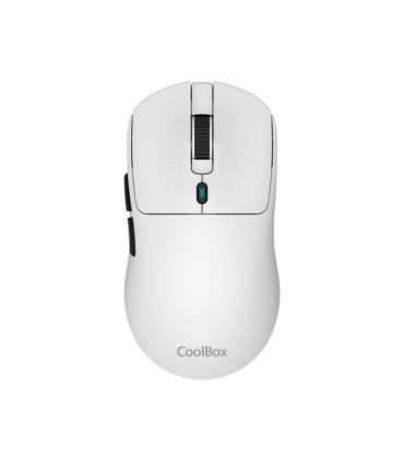 Coolbox W03 Raton Gaming Inalambrico 10000dpi - 7 Botones - Sensor Pixart 3325 - Color Blanco