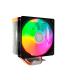 Coolbox Infinite Air120 Disipador Multizocalo - Iluminacion ARGB - Ventilador 120mm - Velocidad Max. 1800rpm - Color Negro