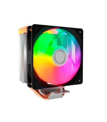 Coolbox Infinite Air120 Disipador Multizocalo - Iluminacion ARGB - Ventilador 120mm - Velocidad Max. 1800rpm - Color Negro