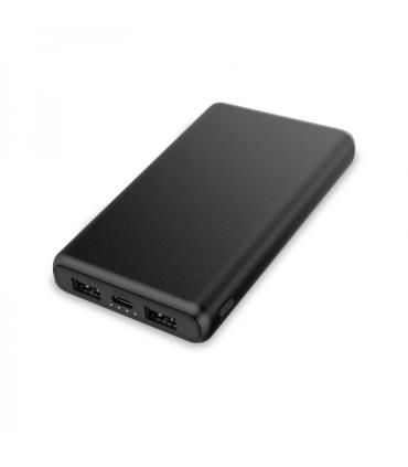 Contact Bateria Externa/Power Bank 10000mAh 10W USB-A, USB-C - Ultra Ligera - Carga Rapida y Simultanea