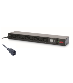 APC AP7921B unidad de distribución de energía (PDU) 8 salidas AC 0U/1U Negro
