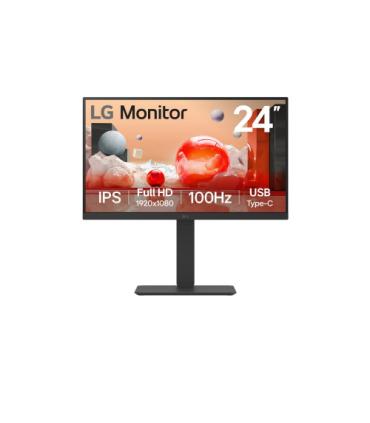LG 24BA750-B pantalla para PC 60,5 cm (23.8") 1920 x 1080 Pixeles Full HD LCD Negro