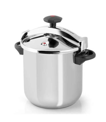 Orbegozo HPL 12070 Olla Clasica a Presion - Capacidad 12 Litros - Triple Seguridad - Sistema de Cierre Progresivo - Apta para To
