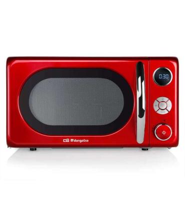 Orbegozo MIG 2042 Microondas Vintage Multifuncion - Potencia 700W/900W - 10 Niveles de Potencia - Grill de Cuarzo - Temporizador