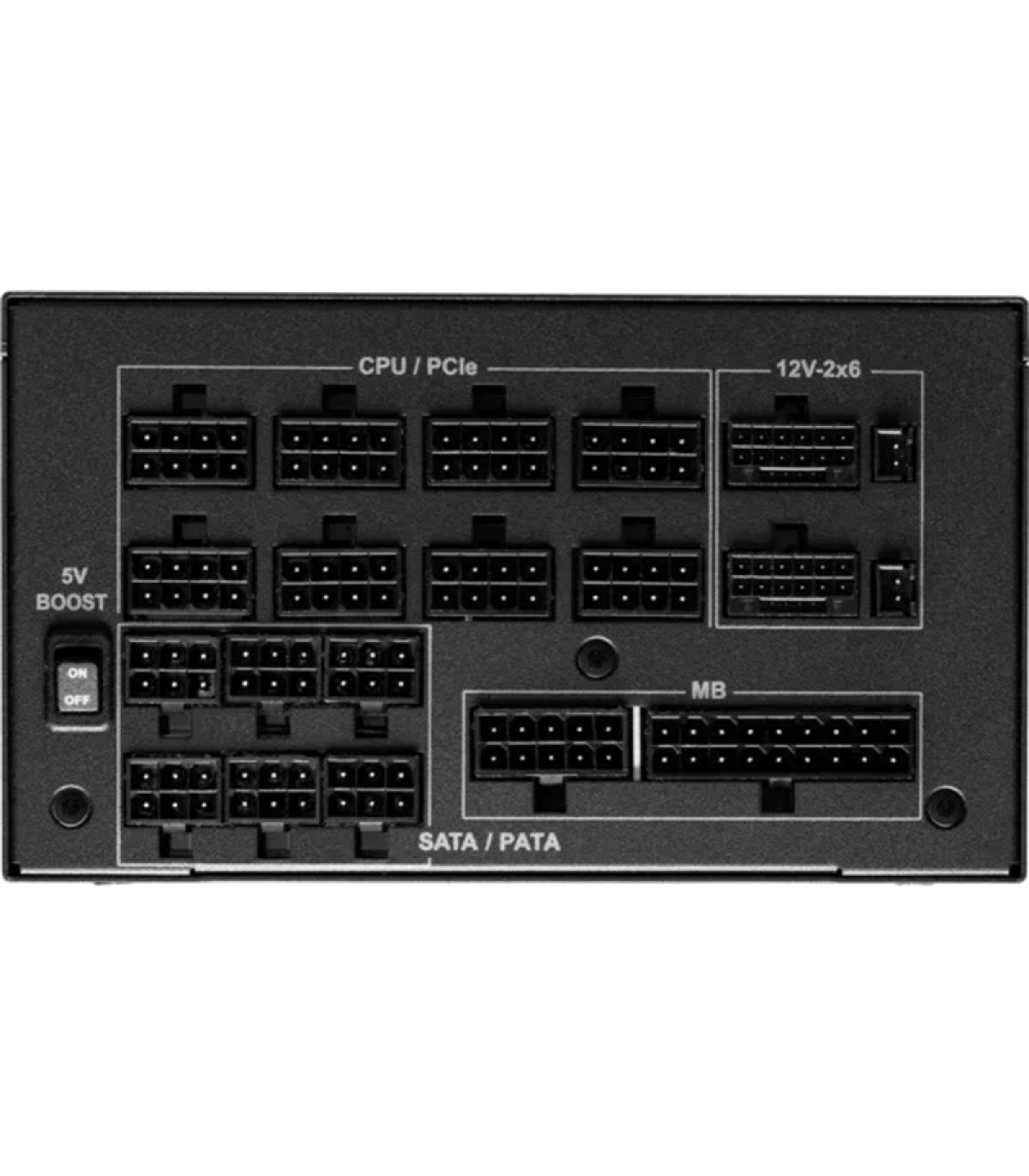 FUENTE ALIMENTACION ASROCK PG-1600G,PSU,1600W,80 PLUS GOLD,135MM,MODULAR,PCI-E 5.1 (12+4pin)x2,PCI-E (6+2 pin)x8,SATA (5 pin)x12