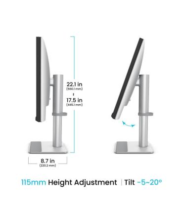 BenQ MA270U pantalla para PC 68,6 cm (27") 3840 x 2160 Pixeles 4K Ultra HD Blanco