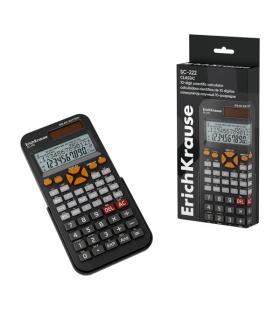 ErichKrause SC-222 Classic Calculadora Cientifica con Pantalla LCD de 10 Digitos - 240 Funciones Integradas - Alimentacion Solar