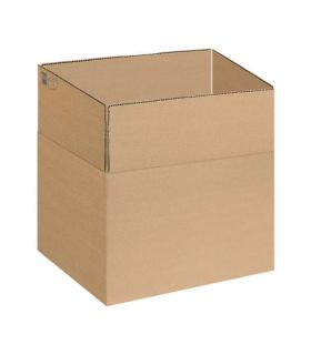 Dohe Cajas de Embalaje de 4 Solapas - Medidas 440x325x420mm - Carton de Canal 3mm - Resistente y Duradero - Ideal para Envios..