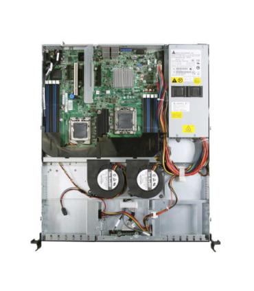 Intel SR1630BCR servidor barebone Intel® 5500 LGA 1366 (Socket B) Bastidor (1U) Aluminio, Negro