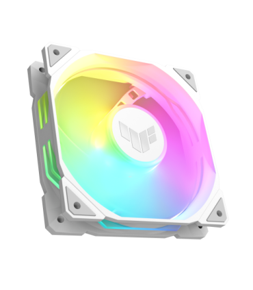ASUS TUF GAMING TR120 ARGB 3IN1 White Carcasa del ordenador Refrigerador de aire 12 cm Blanco