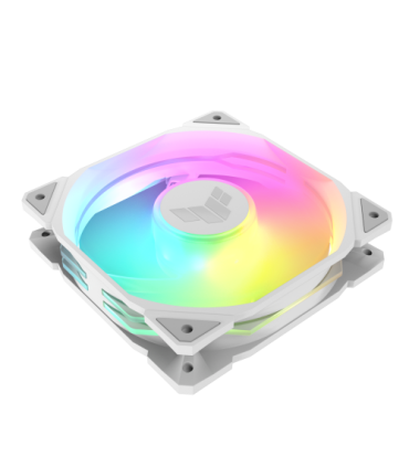 ASUS TUF GAMING TR120 ARGB 3IN1 White Carcasa del ordenador Refrigerador de aire 12 cm Blanco