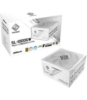 FUENTE ALIMENTACION ASROCK SL-1000GW,PSU,1000W,80 PLUS GOLD,135MM,MODULAR,PCI-E 5.1 (12+4pin)x1,PCI-E (6+2 pin)x3,SATA (5 pin)x9