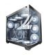 Mars Gaming MCV4 Torre Gaming Custom Premium - Cristal Templado Sin Marco - Estructura Modular Doble Camara - Soporte 10 Ventila