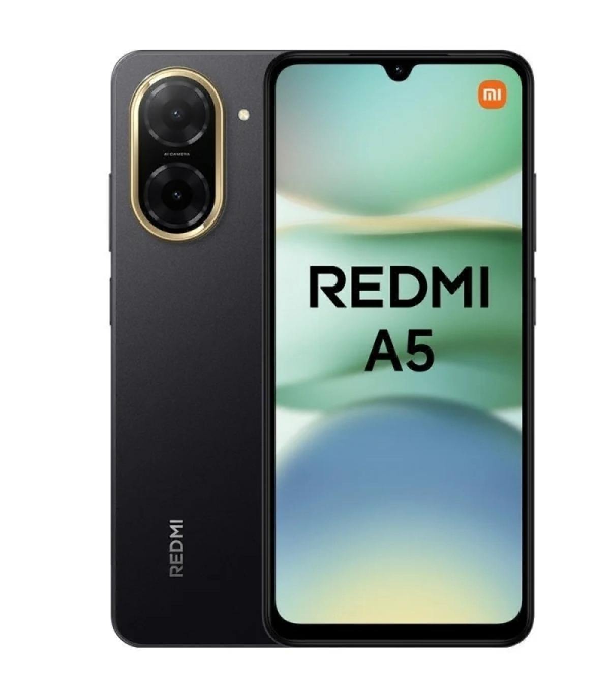 Xiaomi Redmi A5 Smartphone Pantalla 6.88" - 3GB - 64GB - Camara Principal 32MP - Bateria 5200mAh - Color Negro