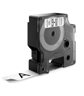 Dymo D1 45803 Cinta de Etiquetas Original para Rotuladora - Texto Negro sobre Fondo Blanco - Ancho 19mm x Largo 7m