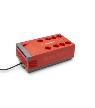 Salicru SPS 1000 HOME+ Sistema de Alimentacion Ininterrumpida - SAI/UPS - 1000 VA - Line interactive Multibase - Color Rojo