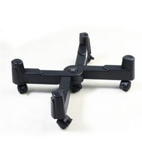 Ewent EW1292 Soporte Movil para CPU - Evita la Electricidad Estatica y las Marcas - Ajustable hasta 25 cm - Hasta 25 kg - Negro