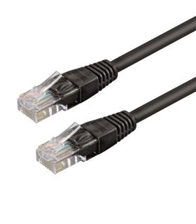 WP WPC-PAT-6U020BL cable de red Negro 2 m Cat6 U/UTP (UTP