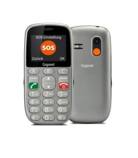 Gigaset GL390 Telefono Movil Para Mayores Pantalla 2.2" - Camara 0.3MP - Base de Carga - Color Gris