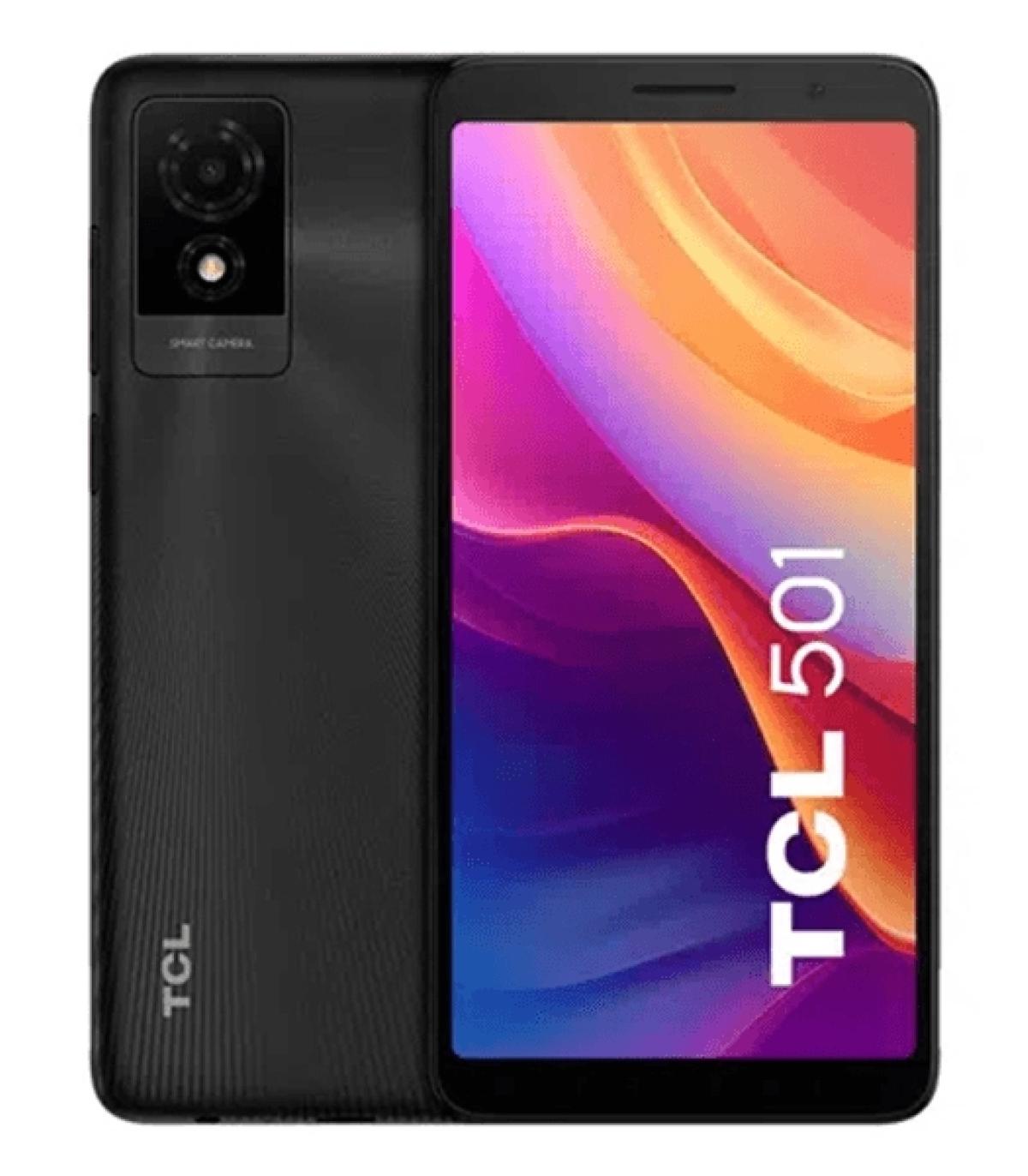 TCL 501 Smartphone Pantalla 6" - 2GB - 32GB - Camara 5MP - Bateria 3000mAh - Color Negro