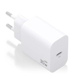 Aisens Cargador GaN 30W - USB-C PD3.0 - Color Blanco