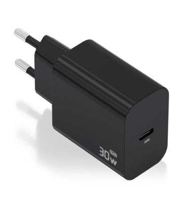 Aisens Cargador GaN 30W - USB-C PD3.0 - Color Negro