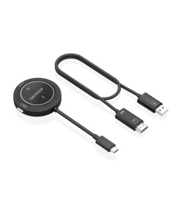 Aisens USB-C a HDMI Inalambrico 1080P 60Hz 30m - USB-C PD 100W - Color Negro