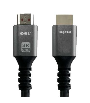 Approx Cable HDMI 2.1 Macho/Macho - Soporta Resolucion 8K - Longitud 1m