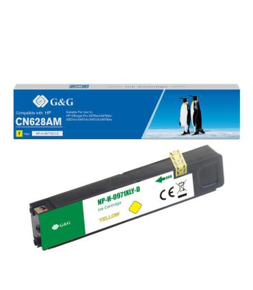G&G HP 971XL Amarillo Cartucho de Tinta Pigmentada Generico - Reemplaza CN628AE/CN624AE