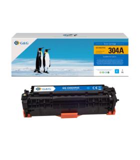 G&G HP CC531A/CE411A/CF381A Cyan Cartucho de Toner Generico - Reemplaza 304A/305A/312A