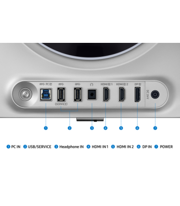 Samsung G60SD pantalla para PC 68,6 cm (27") 2560 x 1440 Pixeles Quad HD OLED Plata