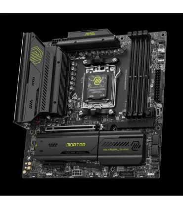 PLACA MSI MAG B850M MORTAR WIFI,AMD,AM5,B850,4DDR5,256GB,1HDMI,4SATA3+3M.2,5GBLAN+WIFI7+BT5.4,9USB3.2,MATX