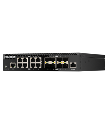 QNAP QSW-M3216R-8S8T switch Gestionado L2/L3 10G Ethernet (100/1000/10000) 1U Negro