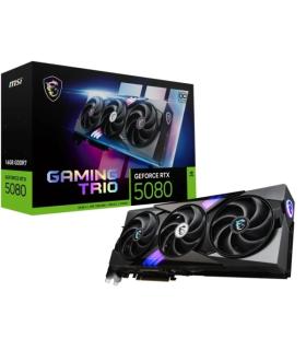 MSI GeForce RTX 5080 Gaming Trio OC Tarjeta Grafica 16GB GDDR7 Reflex 2 RTX AI DLSS4