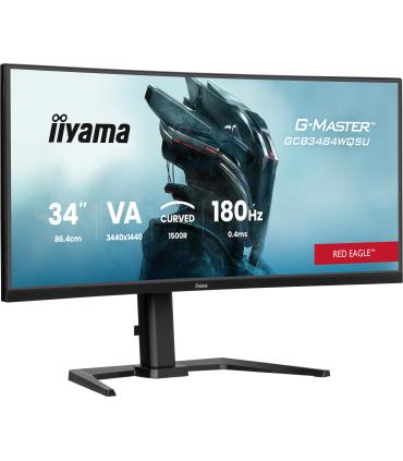 MONITOR IIYAMA G-MASTER GCB3484WQSU-B1, 34", CURVATURA 1500R, 180HZ, 500CD